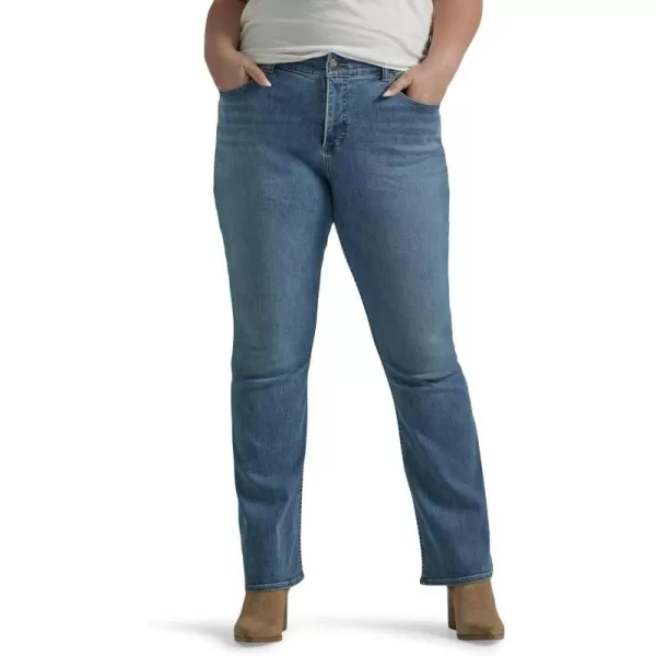 Lee Womens Plus Size Ultra Lux Comfort with Flex Motion Bootcut JeanParadise Dream