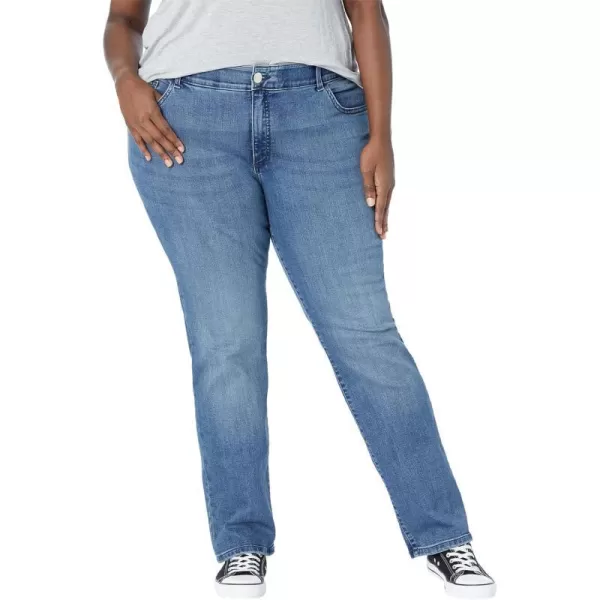 Lee Womens Plus Size Ultra Lux Comfort with Flex Motion Straight Leg JeanEvolve