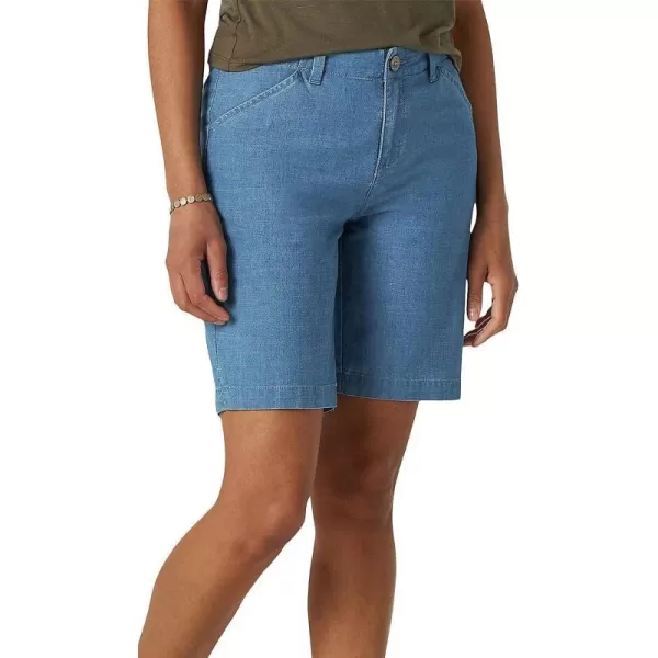 Lee Womens Regular Fit Chino Bermuda ShortMedium Chambray