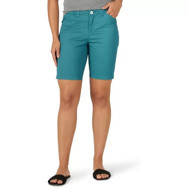 Lee Womens Regular Fit Chino Bermuda ShortMidway Teal