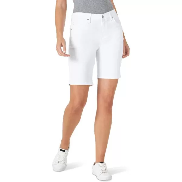 Lee Womens Relaxed Fit Bermuda ShortWhite