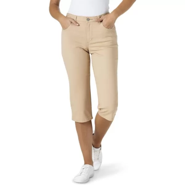 Lee Womens Relaxed Fit Capri JeanCaf