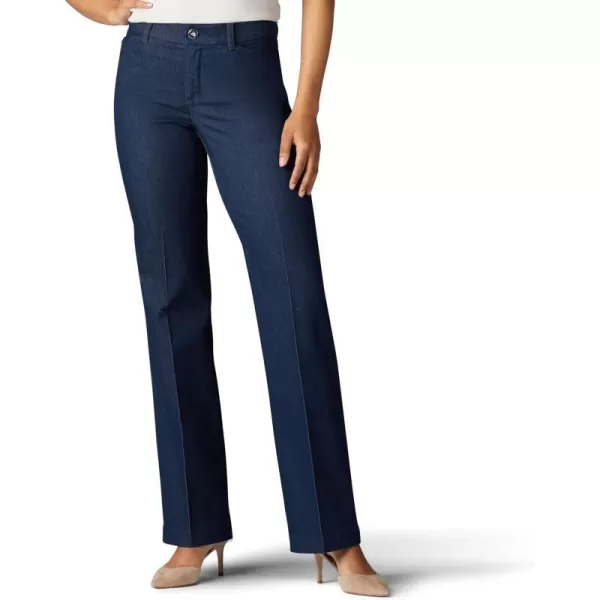 Lee Womens Ultra Lux Comfort with Flex Motion Trouser PantIndigo Rinse