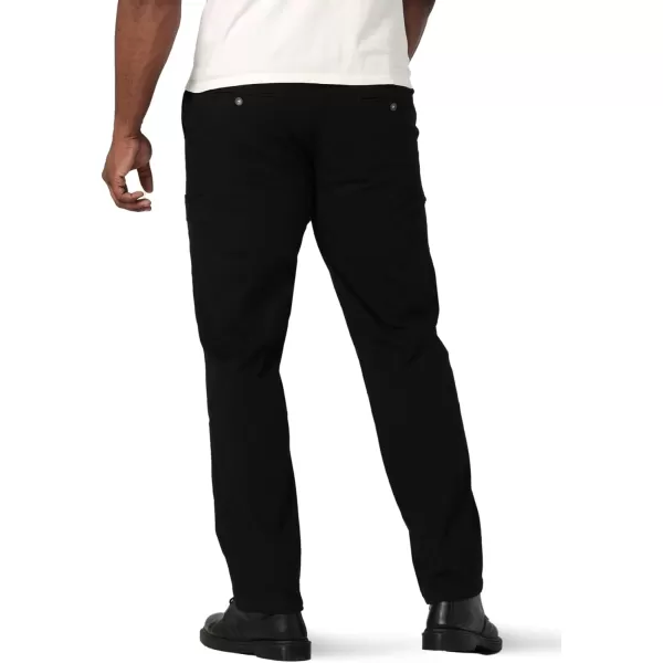 Lee Mens Big and Tall Extreme Motion Canvas Cargo PantBlack