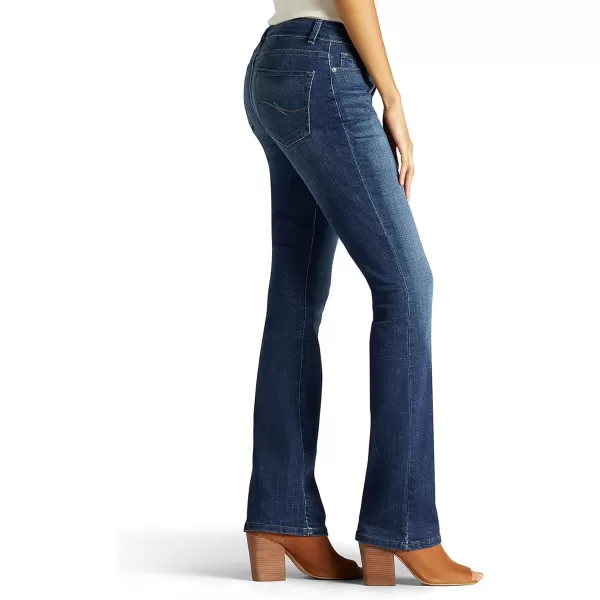 Lee Womens No Gap Waistband Regular Fit Bootcut Jean with Hidden PocketCascade