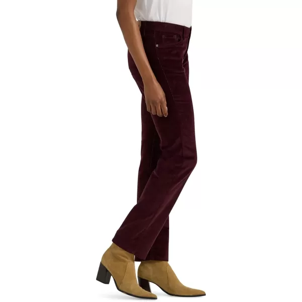 imageLee Womens Legendary Mid Rise Straight Leg JeanVelvet Beet Cord