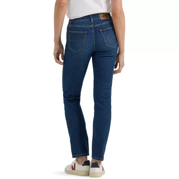 imageLee Womens Ultra Lux Comfort with Flex Motion Slim Straight Jean with Ever FitDark Dream