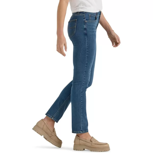 imageLee Womens Ultra Lux Comfort with Flex Motion Slim Straight Jean with Ever FitPower Struggle