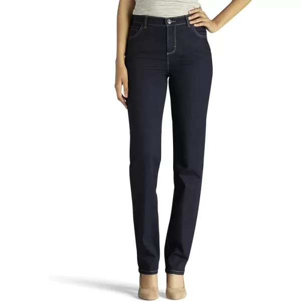 imageLee Womens Instantly Slims Classic Relaxed Fit Monroe Straight Leg JeanHeritage