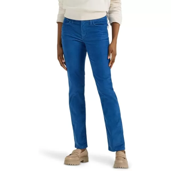 imageLee Womens Legendary Mid Rise Straight Leg JeanMidcentury Blue Cord