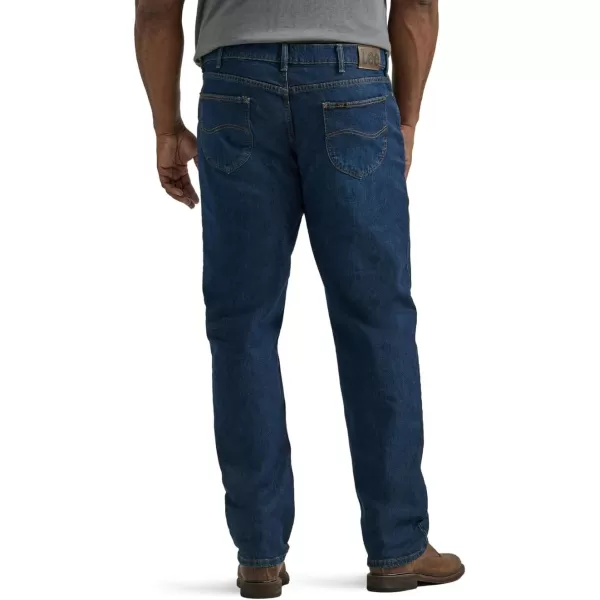 imageLee Mens Big ampamp Tall Legendary Relaxed Straight JeanNight Shade