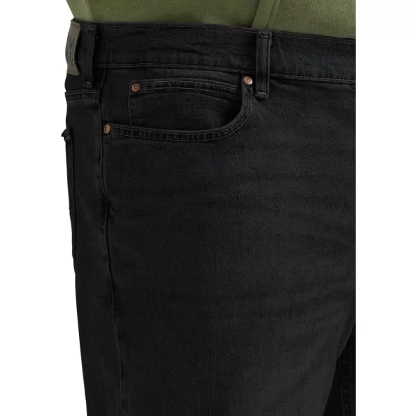 imageLee Mens Big ampamp Tall Legendary Relaxed Straight JeanOverdye Black