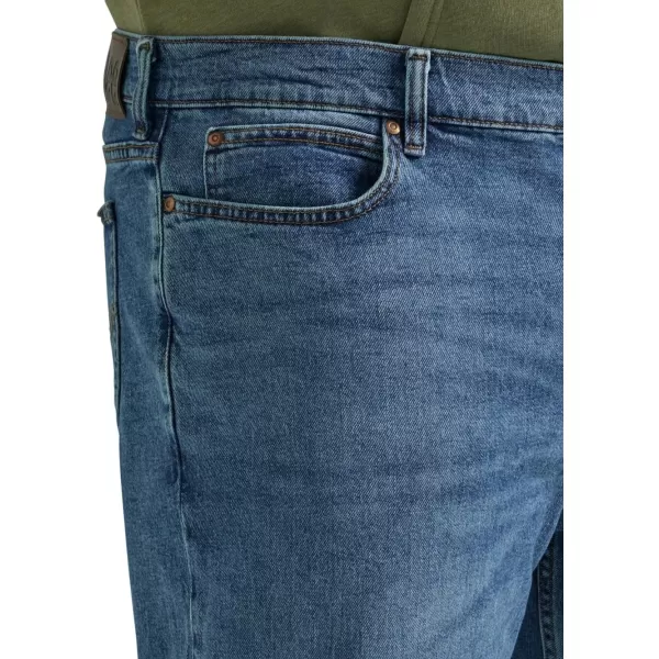 imageLee Mens Big ampamp Tall Legendary Relaxed Straight JeanTrue Blue