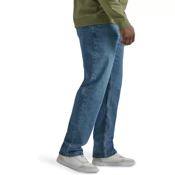 imageLee Mens Big ampamp Tall Legendary Relaxed Straight JeanTrue Blue