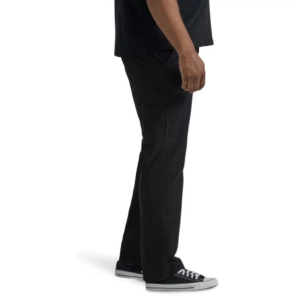 imageLee Mens Big and Tall Extreme Motion Twill Cargo PantBlack