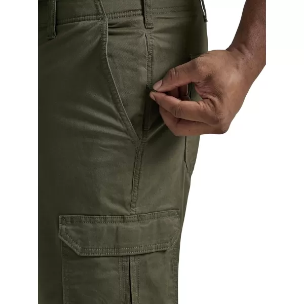 imageLee Mens Big and Tall Extreme Motion Twill Cargo PantFrontier Olive