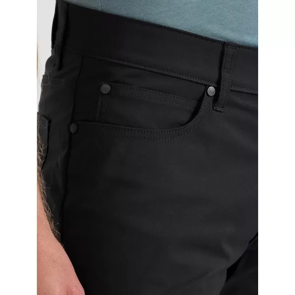 imageLee Mens Extreme Motion Performance 5 Pocket Regular Straight PantBlack