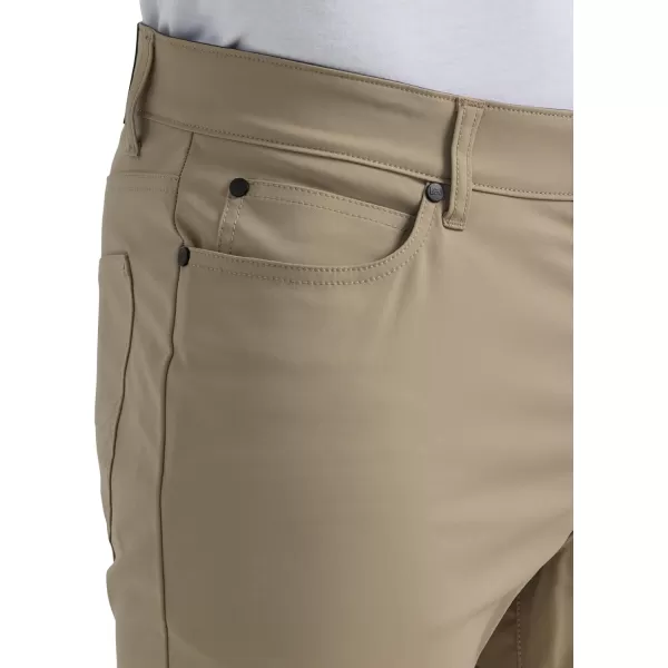 imageLee Mens Extreme Motion Performance 5 Pocket Regular Straight PantKansas City Khaki