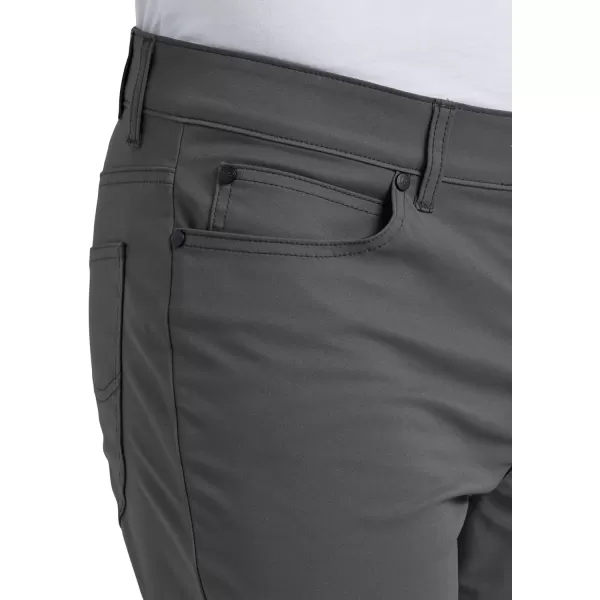 imageLee Mens Extreme Motion Performance 5 Pocket Regular Straight PantStatic Gray