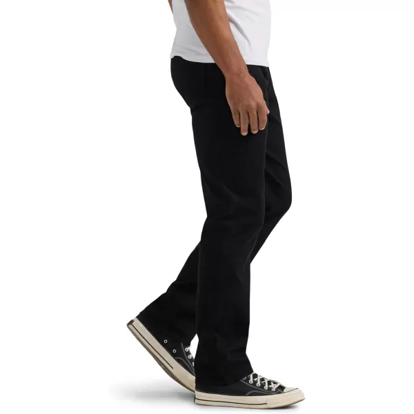 imageLee Mens Extreme Motion Relaxed Straight JeanBlack