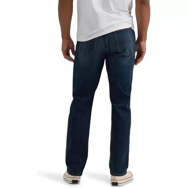 imageLee Mens Extreme Motion Relaxed Straight JeanDark Convoy