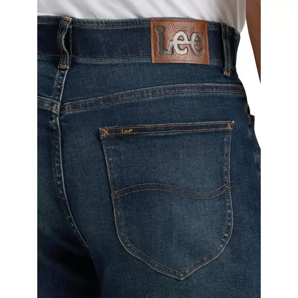 imageLee Mens Extreme Motion Relaxed Straight JeanDark Convoy