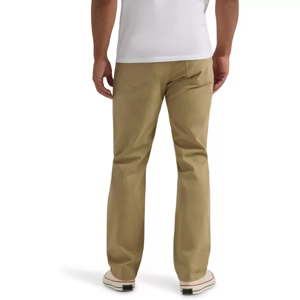 imageLee Mens Extreme Motion Relaxed Straight JeanKansas City Khaki Twill