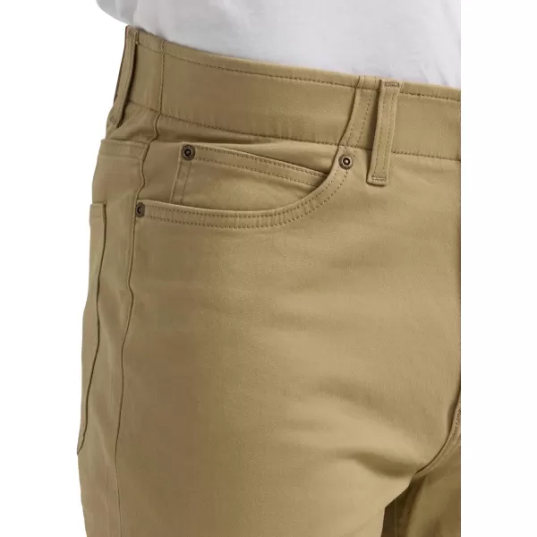 imageLee Mens Extreme Motion Relaxed Straight JeanKansas City Khaki Twill