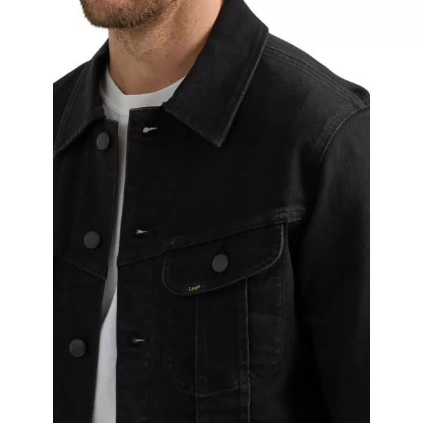 imageLee Mens Extreme Motion Rider JacketRinse Black