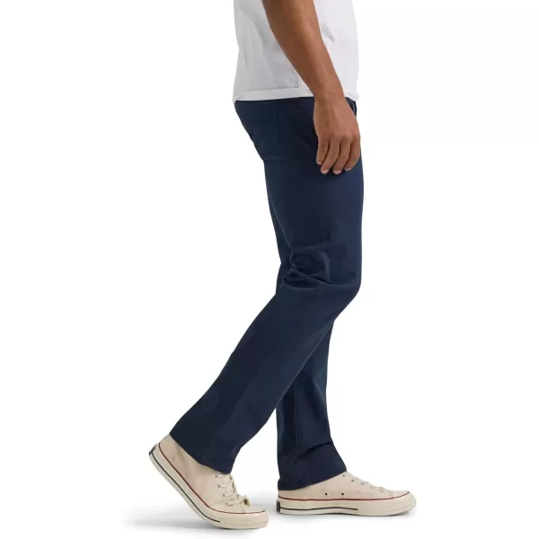 imageLee Mens Extreme Motion Slim Straight JeanMood Indigo Twill