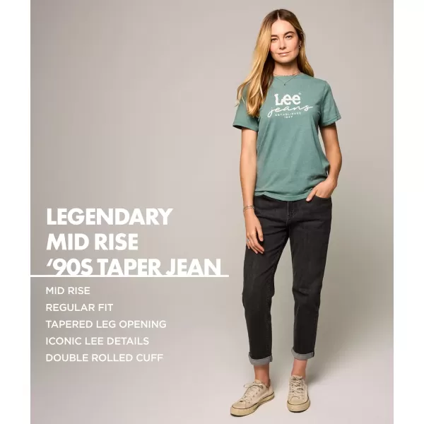 imageLee Womens Legendary Mid Rise 90s Taper JeanDark Stream