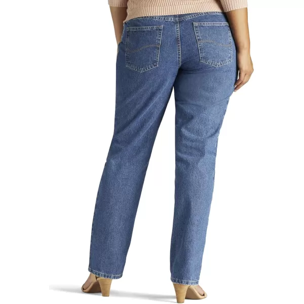 imageLee Womens Plus Size Relaxed Fit All Cotton Straight Leg JeanLivia