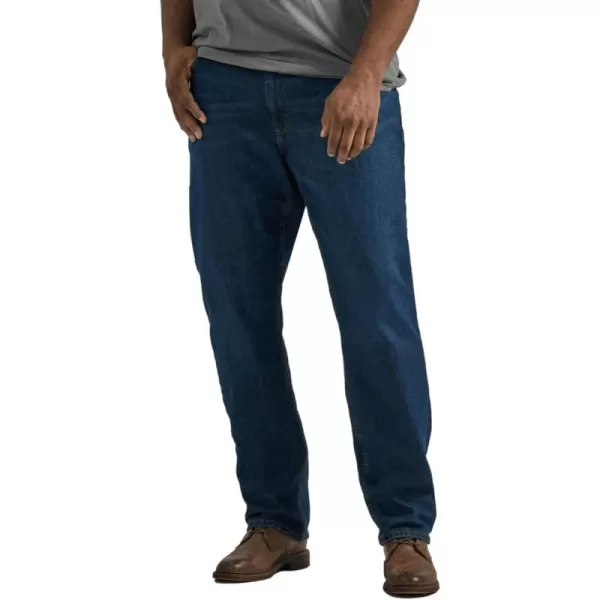 imageLee Mens Big ampamp Tall Legendary Relaxed Straight JeanNight Shade