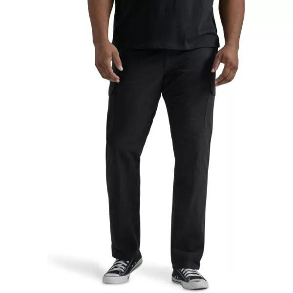 imageLee Mens Big and Tall Extreme Motion Twill Cargo PantBlack