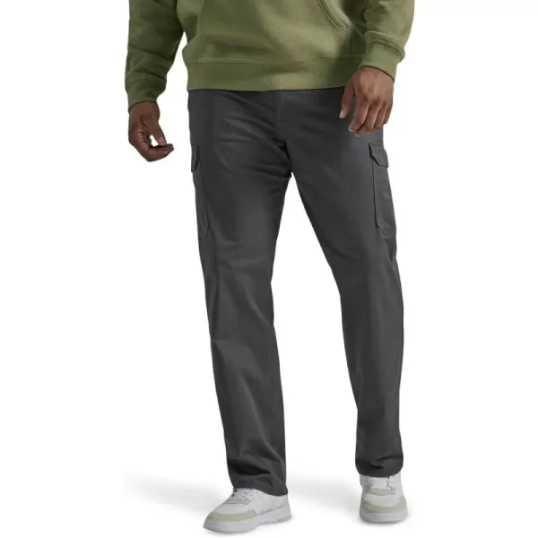 imageLee Mens Big and Tall Extreme Motion Twill Cargo PantCharcoal