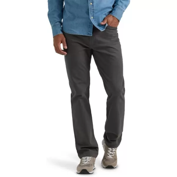 imageLee Mens Extreme Motion Relaxed Straight JeanStatic Gray Twill