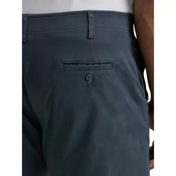 imageLee Mens Big ampamp Tall Extreme Motion Flat Front Regular Straight PantNavy