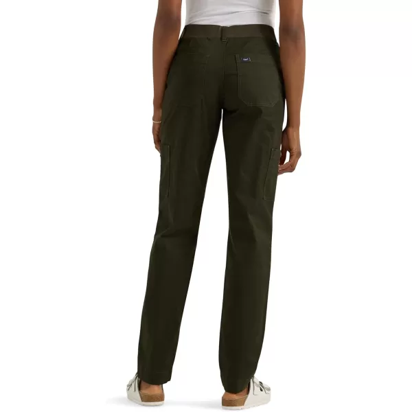 imageLee Womens Ultra Lux Comfort with Flex To Go Utility PantDark Olive Night