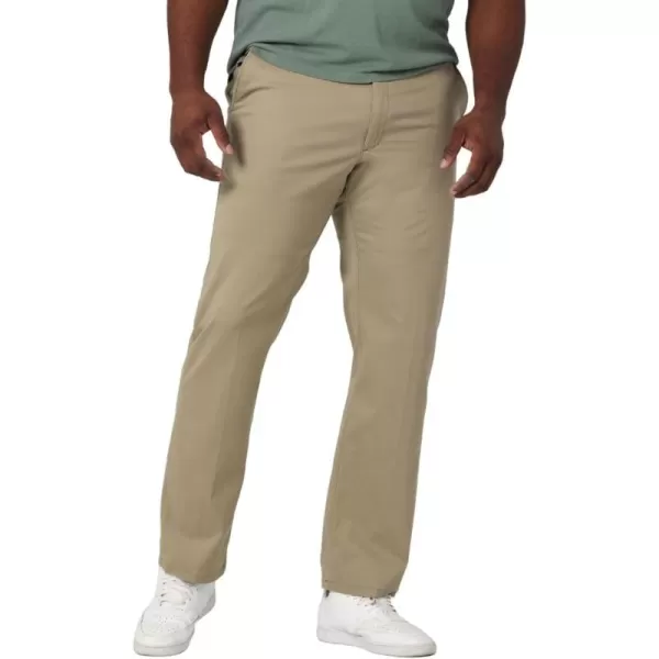 imageLee Mens Big ampamp Tall Extreme Motion Flat Front Regular Straight PantOriginal Khaki