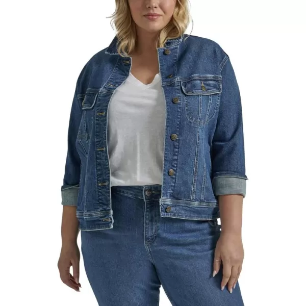 imageLee Womens Plus Size Legendary Rider Denim JacketStandout