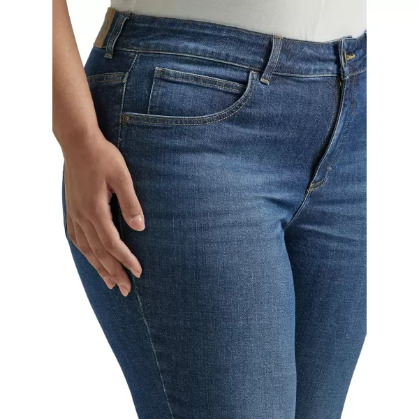 imageLee Womens Plus Size Legendary Mid Rise Flare JeanInner Strength