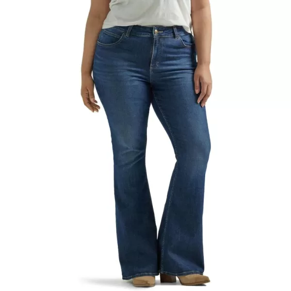 imageLee Womens Plus Size Legendary Mid Rise Flare JeanInner Strength