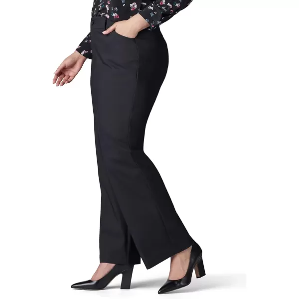 imageLee Plus Size Ultra Lux Comfort with Flex Motion Trouser PantBlack