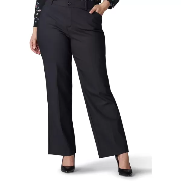 imageLee Plus Size Ultra Lux Comfort with Flex Motion Trouser PantBlack