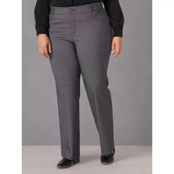 imageLee Plus Size Ultra Lux Comfort with Flex Motion Trouser PantRockhill Plaid