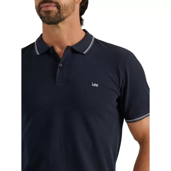 imageLee Mens Legendary Polo ShirtUnionall Black