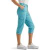 imageLee womens Ultra Lux Comfort With Flextogo Cargo Capri PantBay Blue