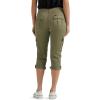 imageLee womens Ultra Lux Comfort With Flextogo Cargo Capri PantDeep Lichen Green