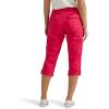 imageLee womens Ultra Lux Comfort With Flextogo Cargo Capri PantHot Magenta