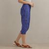 imageLee womens Ultra Lux Comfort With Flextogo Cargo Capri PantMedieval Blue